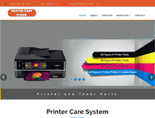 Tablet Screenshot of printercaresystem.com